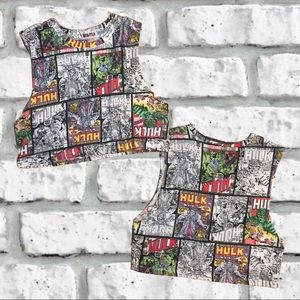 Hulk crop top